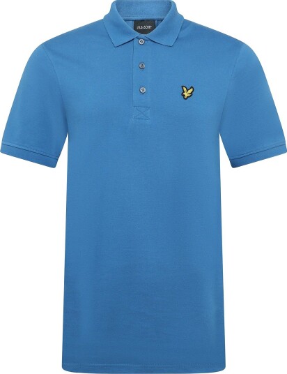Lyle & Scott Plain Polo Shirt   YALE BLUE   XS