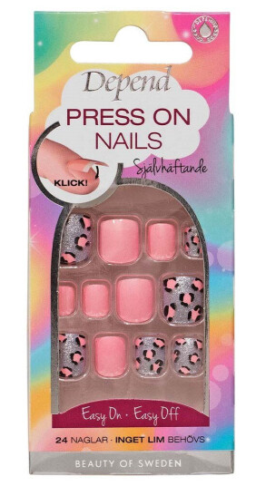 Depend Press On Nails Pink Leopard Depend Press On Nails Pink Leopard