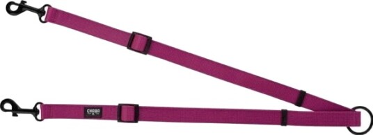 Chaba Justerbart Dobbelthalsbånd Bordeaux S 1.0/32 55 cm