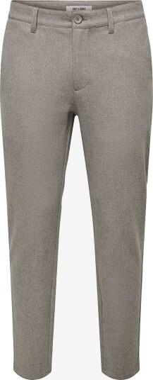 Only & Sons  Bukser onsMark Slim Brush Pique 0353 Grå