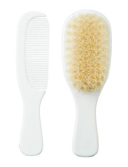 Mininor Comb & Brush 1Y+ - White - 12 M Mininor Comb & Brush 1Y+ - White - 12 M