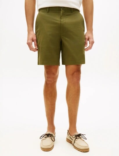 Tommy Hilfiger Dover 8 Inc Ess Twill Short   Khaki green   32