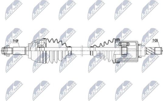 Nty Drivaksel NTY NPW NS 090 Nty Drivaksel NTY NPW NS 090