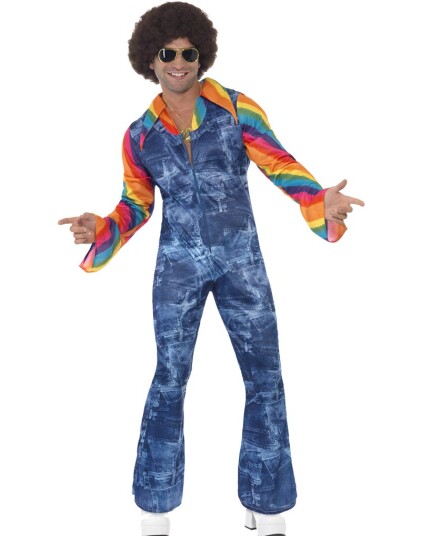 Disco Hippie Man Kostyme Strl M Disco Hippie Man Kostyme Strl M