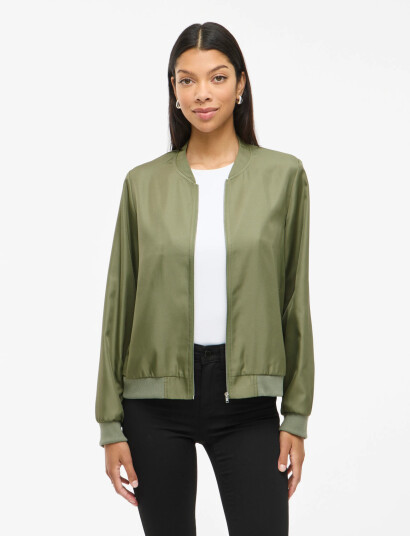 Vila Vipapaya L/S Bomber Jacket Noos Khaki green 38 Vila Vipapaya L/S Bomber Jacket Noos Khaki green 38