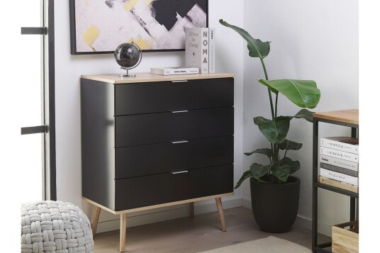 Kommode Ticaboo 79 cm   Svart