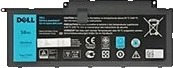 Dell Primary Battery Batteri Til Bærbar Pc Litiumion 3-Cellers 51 Wh 451-BBZT