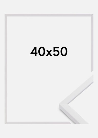 Estancia Ramme E-Line Akrylglass Hvit 40x50 Cm