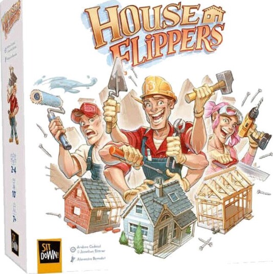 Sit Down House Flippers Brettspill