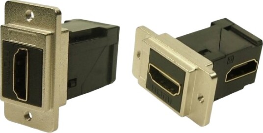Cliff Cp30753m3 Hdmi Adapter For Tilkobling Innbygging Nikkel/Svart 1 Stk