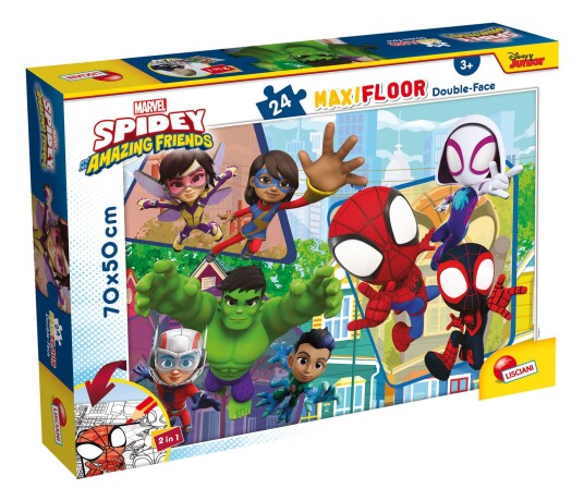 Spidey og Hans Fantastiske Venner Maxi Puslespill 24 Brikker