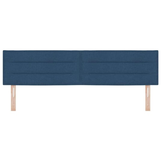 LED Hodegavl Linje Design Blå 90 cm Stoff