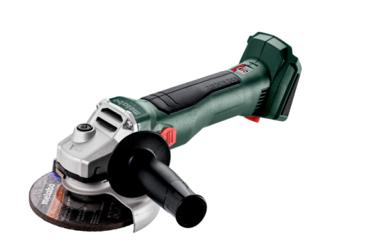 Metabo w 18 l bl 9-125 vinkelsliper uten batteri og lader