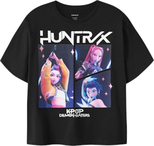 Name It KPOP Huntrix t skjorte til barn black 122/128 122/128 Name It KPOP Huntrix t skjorte til barn black 122/128 122/128
