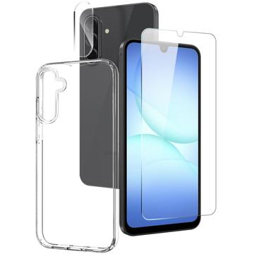 Northjo Samsung Galaxy A17  3 i 1 beskyttelsessett Gjennomsiktig