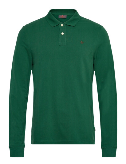Morris Camden Ls Polo - Green - S