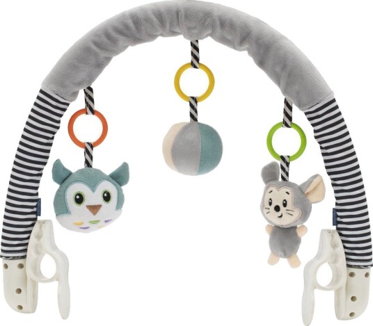 Baby Mix 53573 Barnevognsuro Med Leker