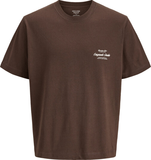 Jack & Jones Jornorrebro Typo Tee Ss Crew Neck Noos Brown S
