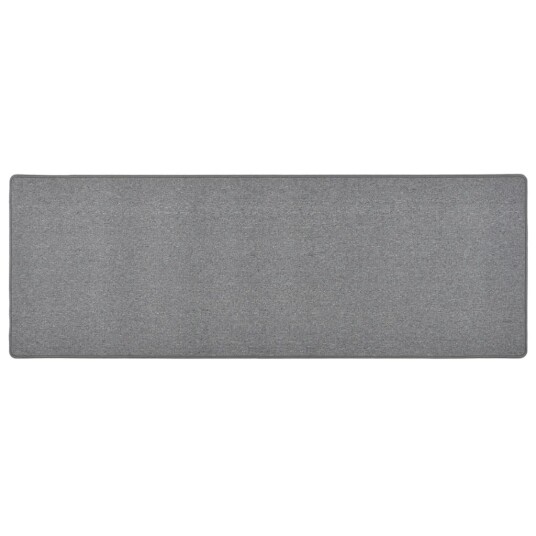 vidaXL Teppeløper mørkegrå 50x150 cm