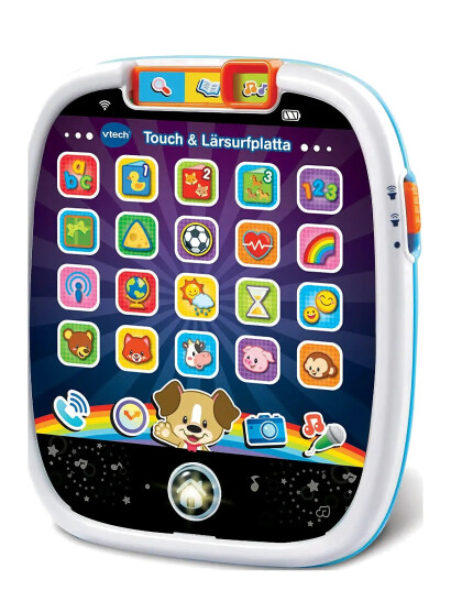 Vtech Vtech Touch & Teach Tablet - Multi/patterned - SWEDISH Vtech Vtech Touch & Teach Tablet - Multi/patterned - SWEDISH