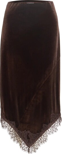 Vila Vialindra Hw Midi Skirt/Vol   COFFEE BEAN   M