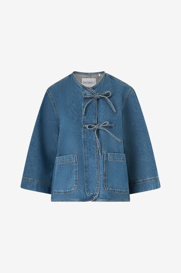 Global F Denim jakke Maloa g Blå Global F Denim jakke Maloa g Blå