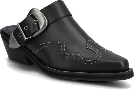 Tommy Hilfiger Archive Cowboy Mule Leather Black 38 Tommy Hilfiger Archive Cowboy Mule Leather Black 38