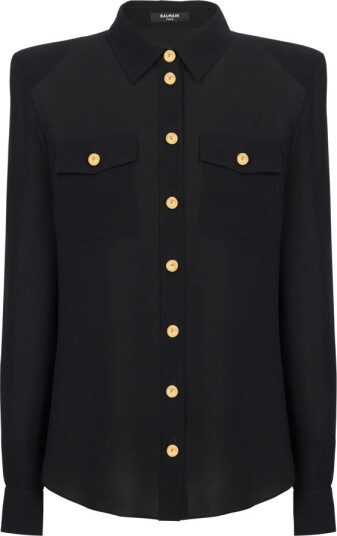 Balmain Dame Bluser & Skjorter Svart XS, Balmain Dame Bluser & Skjorter Svart XS,