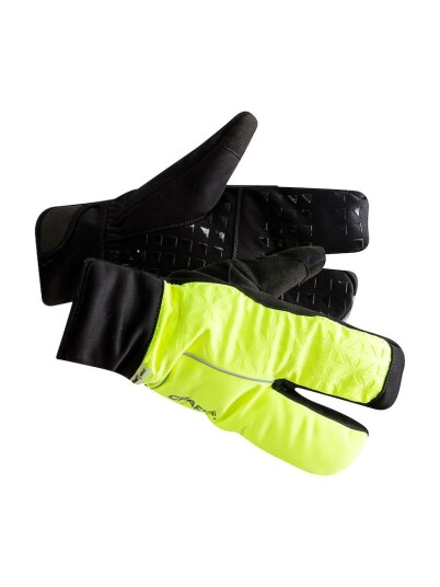 Craft Siberian Split Finger Hansker Sort/neon Craft Siberian Split Finger Hansker Sort/neon