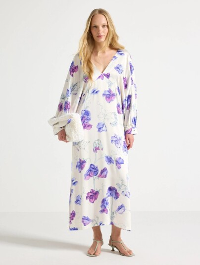 Lindex Midi Dress Cream L