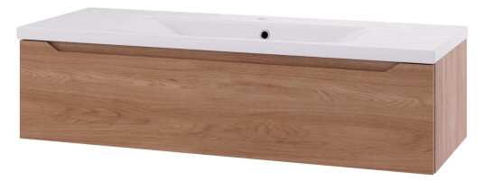 Linn Bad Emma D45 Servantskap med 1 Skuff Eik / 120cm Linn Bad Emma D45 Servantskap med 1 Skuff Eik / 120cm