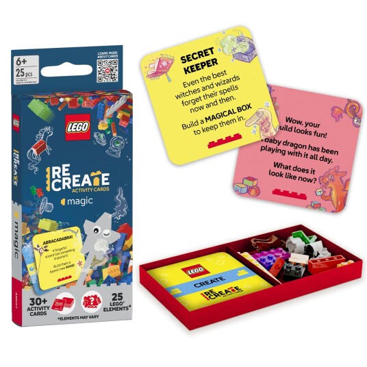 LEGO Recreate Aktivitetskort Magi 5010357 LEGO Recreate Aktivitetskort Magi 5010357