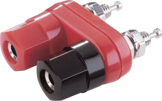 Tru Components Tc R1 19B 2P Polklemme Rød/Sort/Sort 10 A 1 Stk.