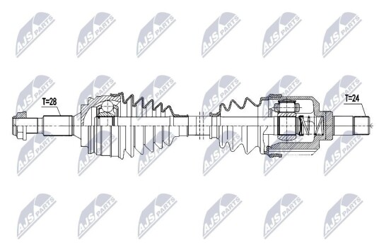 Nty Drivaksel NTY NPW CT 146