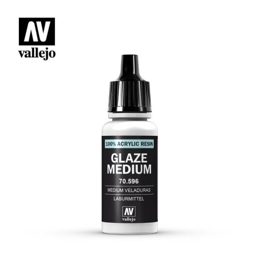 Vallejo Glaze Medium 17ml Transparent Modellbygging