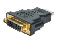 ASSMANN DVI-I til HDMI Videoadapter - Skjermet Sort