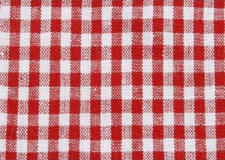 Brændgaard Textile Kjøkkenrutete 4X4Mm Bomullsstoff 592 Rød 140Cm 50Cm