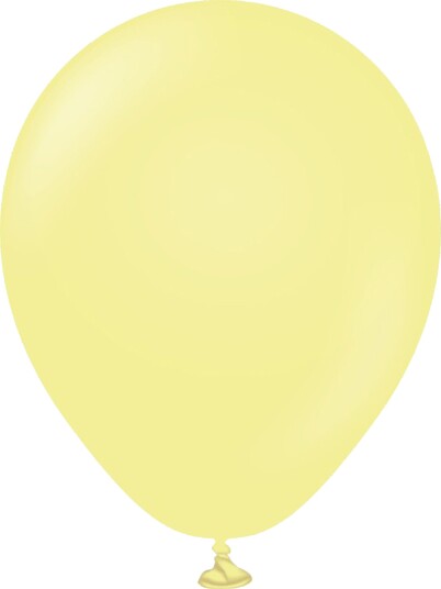 Ballongkungen Ballonger Professional Mini Macaron Yellow 25-pakning 1053005-25