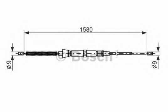 Bremsewire BOSCH 1 987 477 806