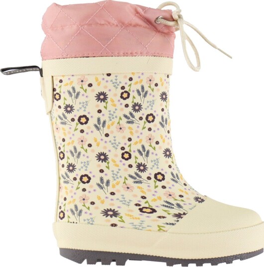 Angulus Gummistøvler m. for Høstblomstring Angulus 32 Gummistøvler Beige Hvit Rosa