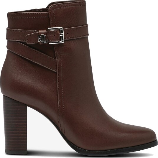 Lauren Ralph Lauren Boots Smooth Calf brke BT HL 2 bo bte Brun