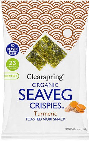 Clearspring Tang Chips Gurkemeje Øko (Seaveg Crispies)