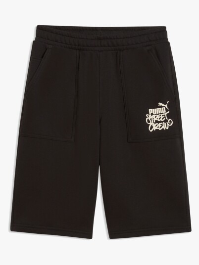 Puma MID90s Avslappet Lang Shorts Svart 152 Puma MID90s Avslappet Lang Shorts Svart 152