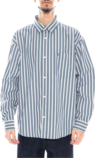 Carhartt Wip Herre Skjorter Blå M