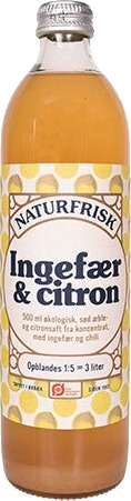 Naturfrisk Ingefær & Sitron saft Ø