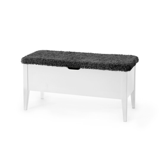 Torkelson Klinte benk 90 cm Hvit Lakkert/saueskinn 92 x 46 cm Hvit Torkelson Klinte benk 90 cm Hvit Lakkert/saueskinn 92 x 46 cm Hvit