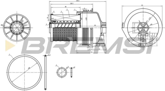 Drivstoffilter BREMSI FE0361 Drivstoffilter BREMSI FE0361