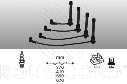 Tennplugg kabelsett EFI AUTOMOTIVE 4206 Tennplugg kabelsett EFI AUTOMOTIVE 4206