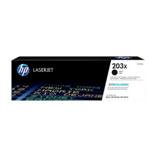 HP Toner 203X Sort