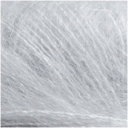 Järbo Fin Mohair Silke Garn 31 Lys Grå
